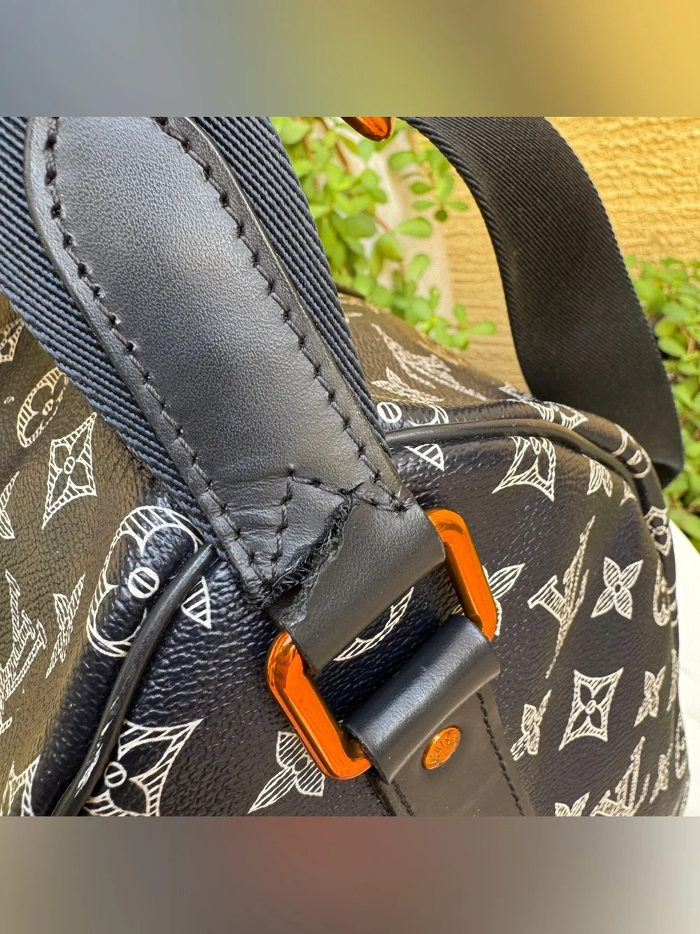 Louis Vuitton Monogram Ink Upside Down Speedy Bandouliere 40